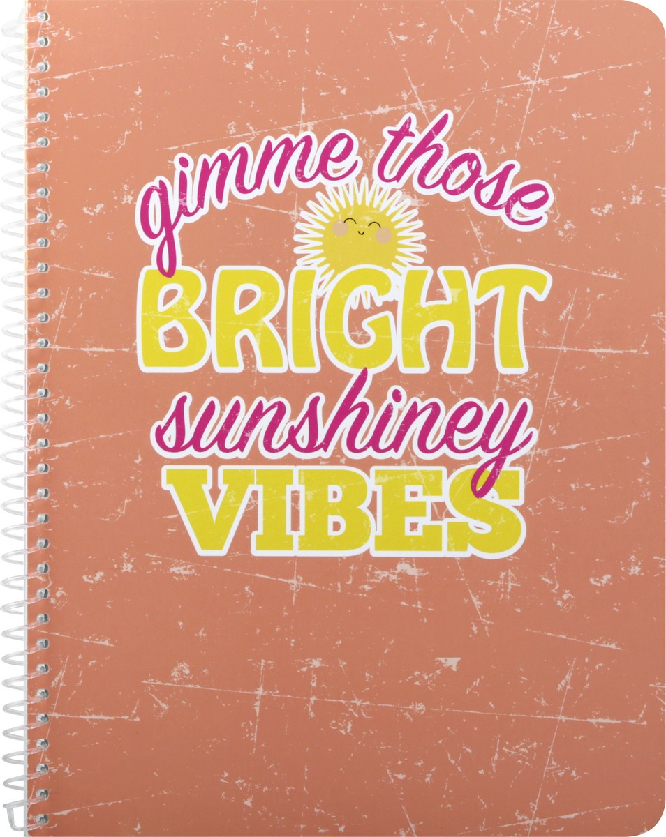 slide 9 of 9, Top Flight Uptown Girl Wide Rule 1-Subject Notebook - Assorted, 1 ct