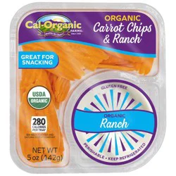 Cal-Organic Farms Organic Carrot Chips & Ranch