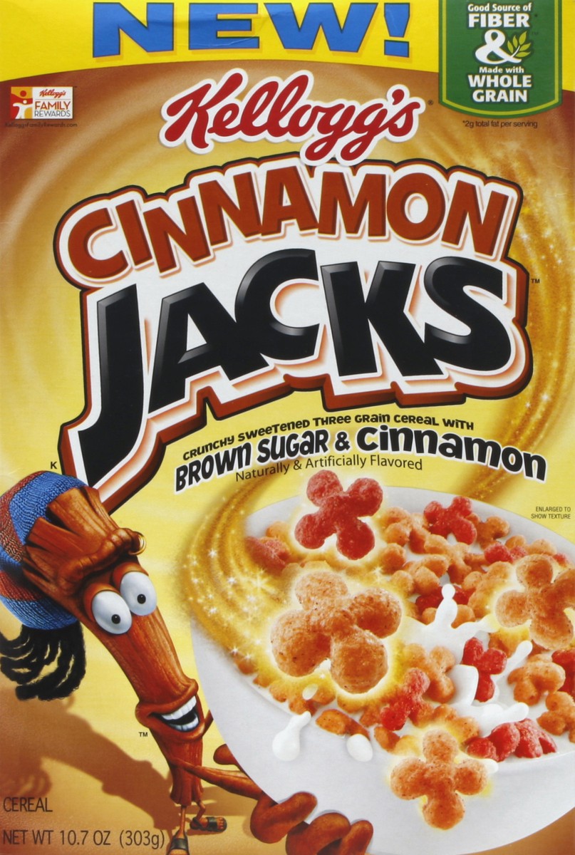 slide 1 of 6, Cinnamon Jacks Cereal 10.7 oz, 10.7 oz