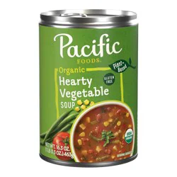 Pacific Foods Organic Hearty Vegetable Soup, Plant Based, 16.3 oz