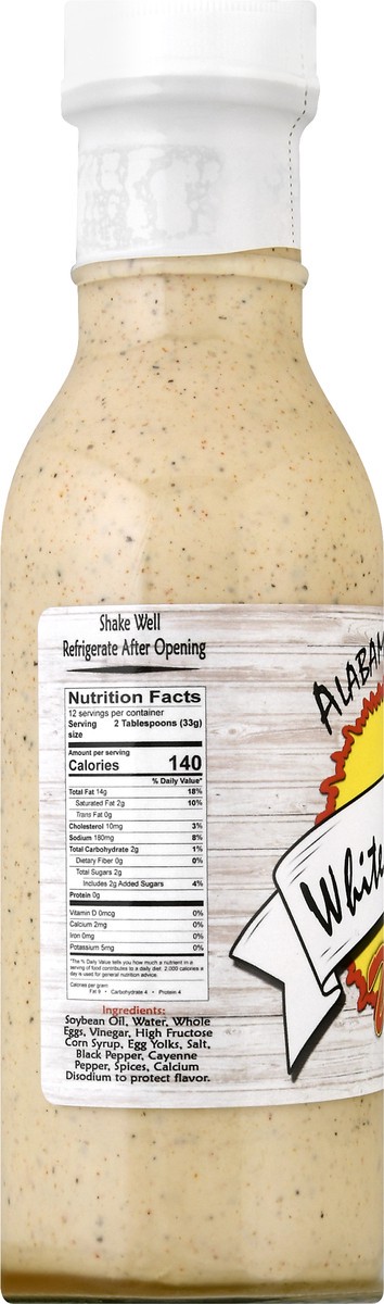 slide 11 of 13, Alabama Sunshine Wild White Sauce 12 oz, 12 oz