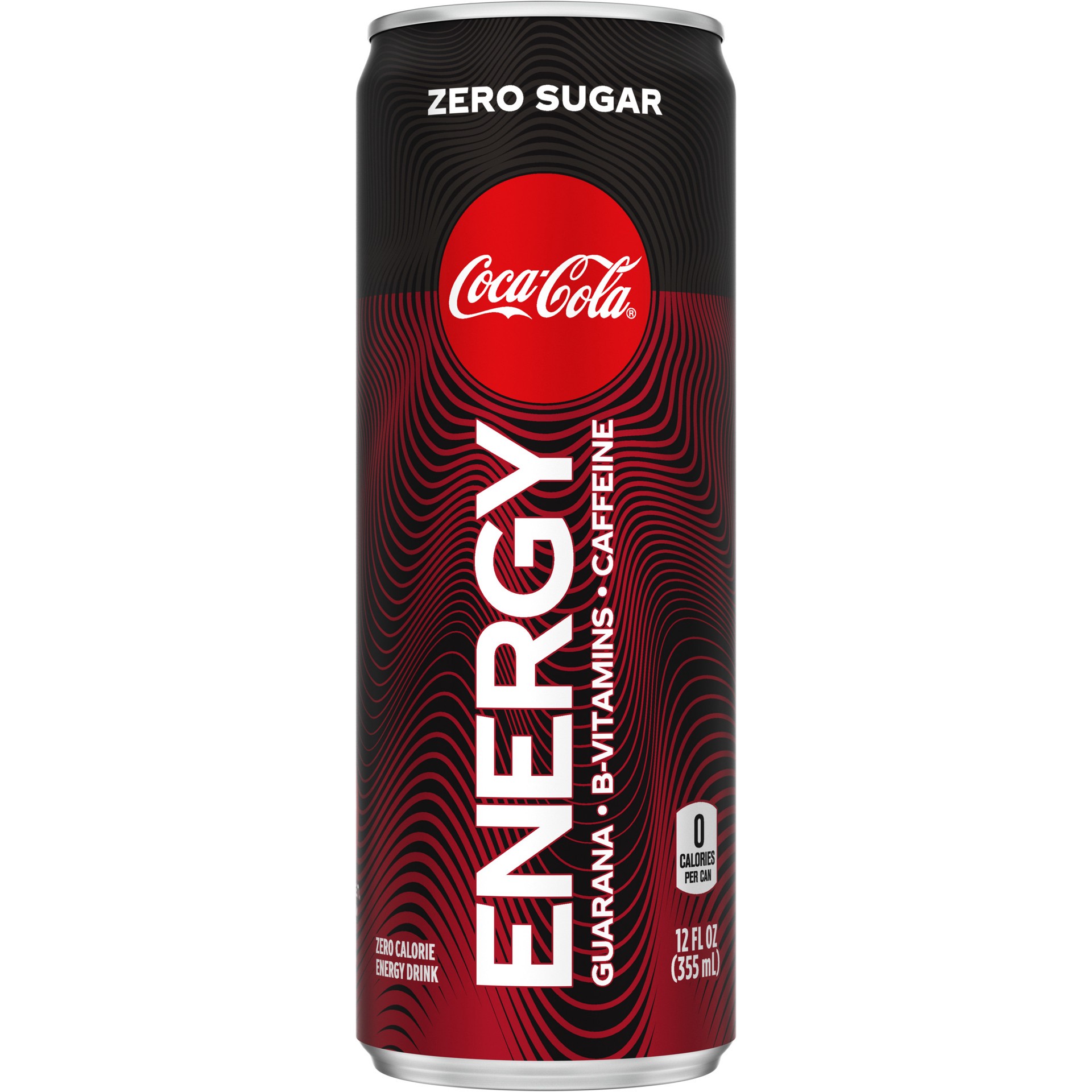 slide 2 of 12, Coca-Cola Coke Zero Sugar Energy, Coca-Cola Flavored Energy Drinks With Vitamin B6, Vitamin B3 & Guarana, 114 Mg Caffeine, 12 Fl oz, 12 fl oz