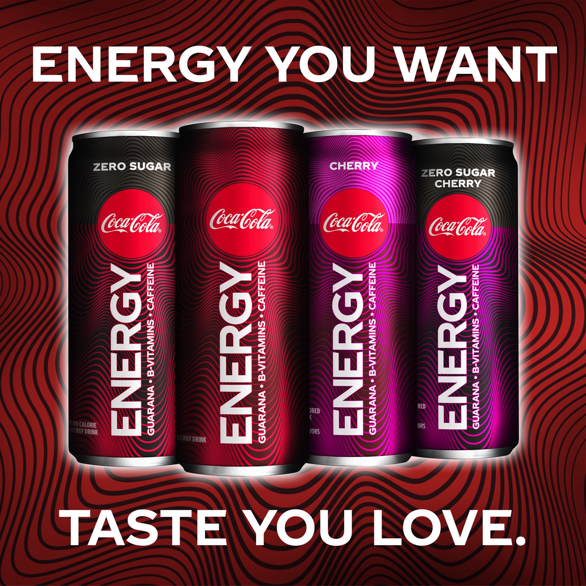 slide 12 of 12, Coca-Cola Coke Zero Sugar Energy, Coca-Cola Flavored Energy Drinks With Vitamin B6, Vitamin B3 & Guarana, 114 Mg Caffeine, 12 Fl oz, 12 fl oz