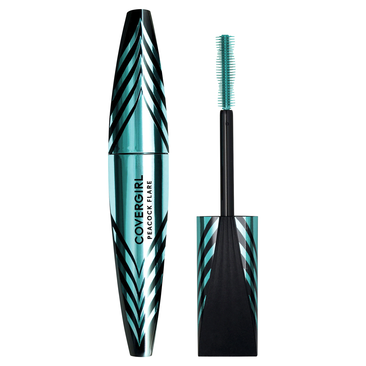 slide 3 of 6, Covergirl Peacock Flare Mascara WPF 835 Black Brown, 0.3 fl oz