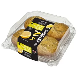 Antonina's Gluten Free Lemon Poppy Seed Muffins