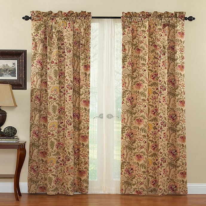 slide 1 of 1, Waverly Imperial Dress Rod Pocket Window Curtain Panel - Antique, 84 in