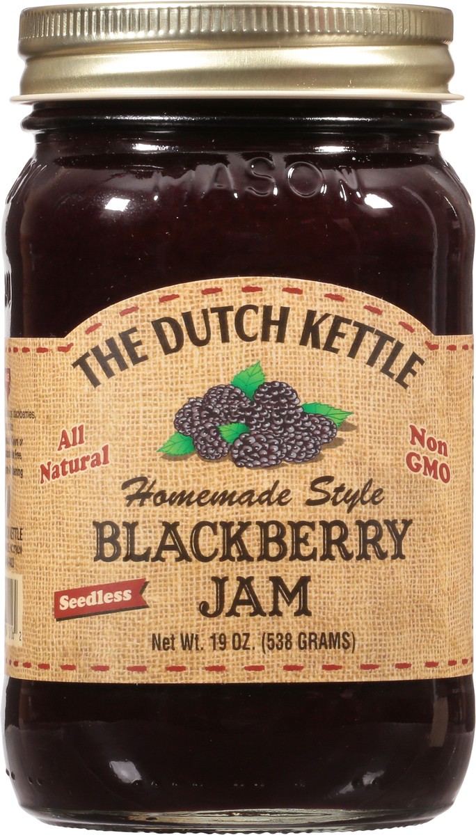 slide 7 of 9, The Dutch Kettle Homemade Style Blackberry Jam 19 oz, 19 oz