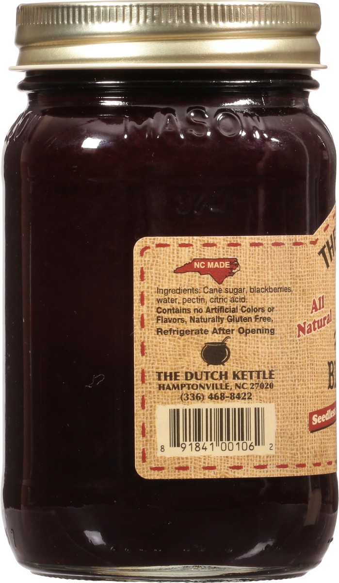 slide 5 of 9, The Dutch Kettle Homemade Style Blackberry Jam 19 oz, 19 oz