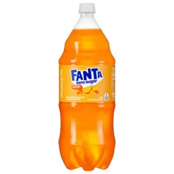 Fanta Orange Zero Sugar Bottle, 2 Liters