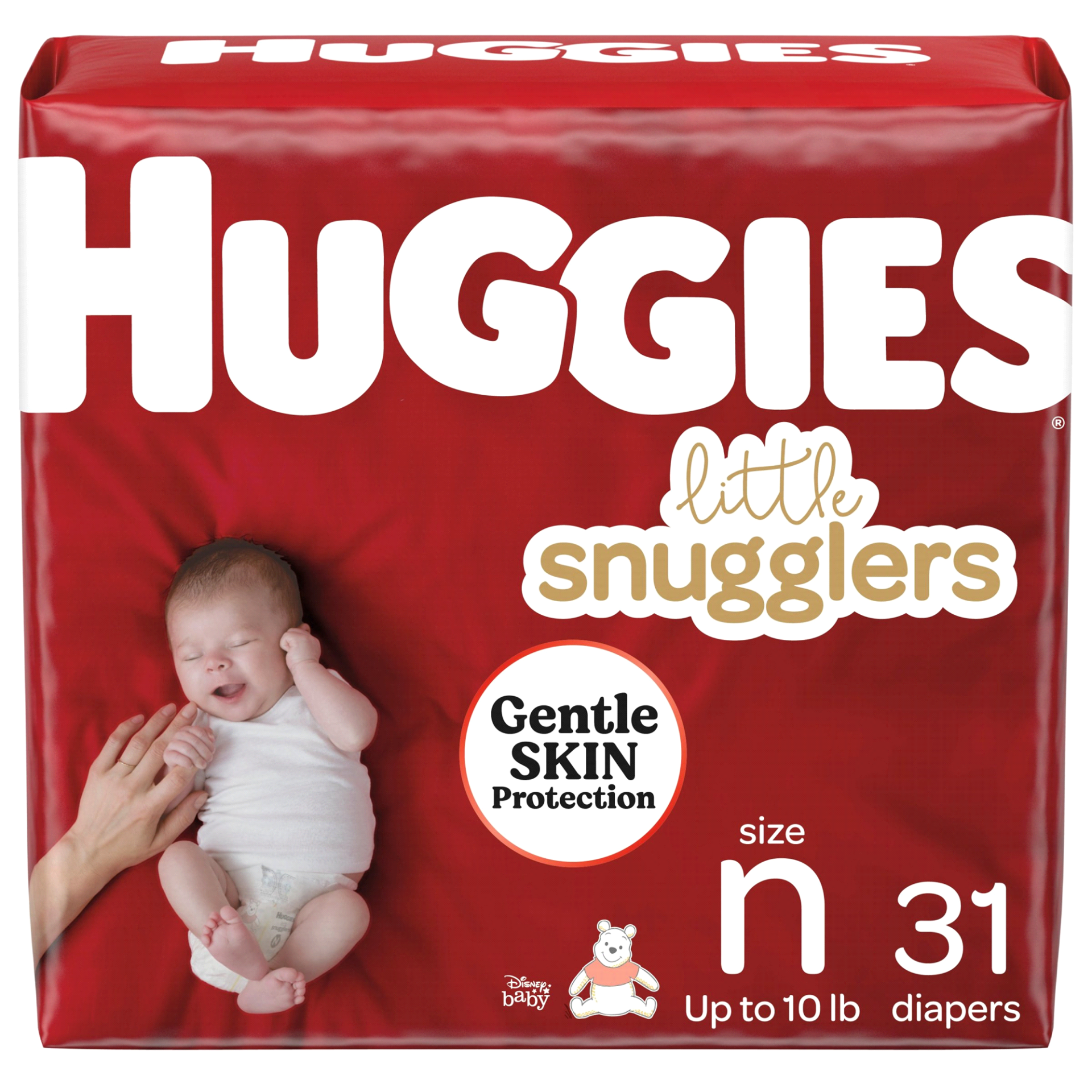 slide 1 of 1, Huggies Little Snugglers Newborn Diapers, 36 ct