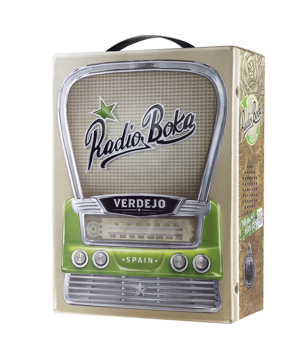slide 1 of 1, Radio Boka Verdejo (Box Wine), 3 liter