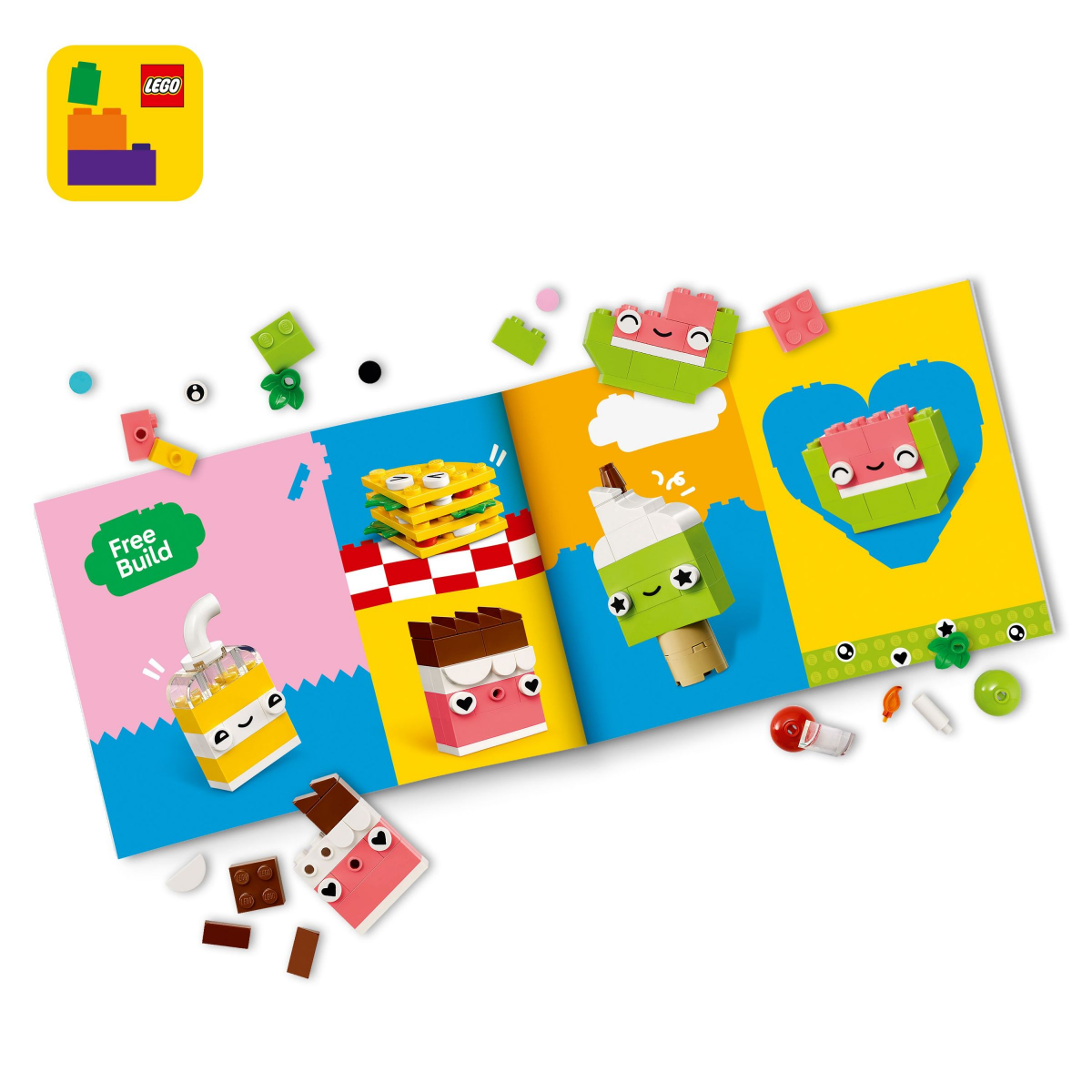 slide 7 of 21, LEGO Classic Creative Food Friends Building Toy 11039, 1 ct