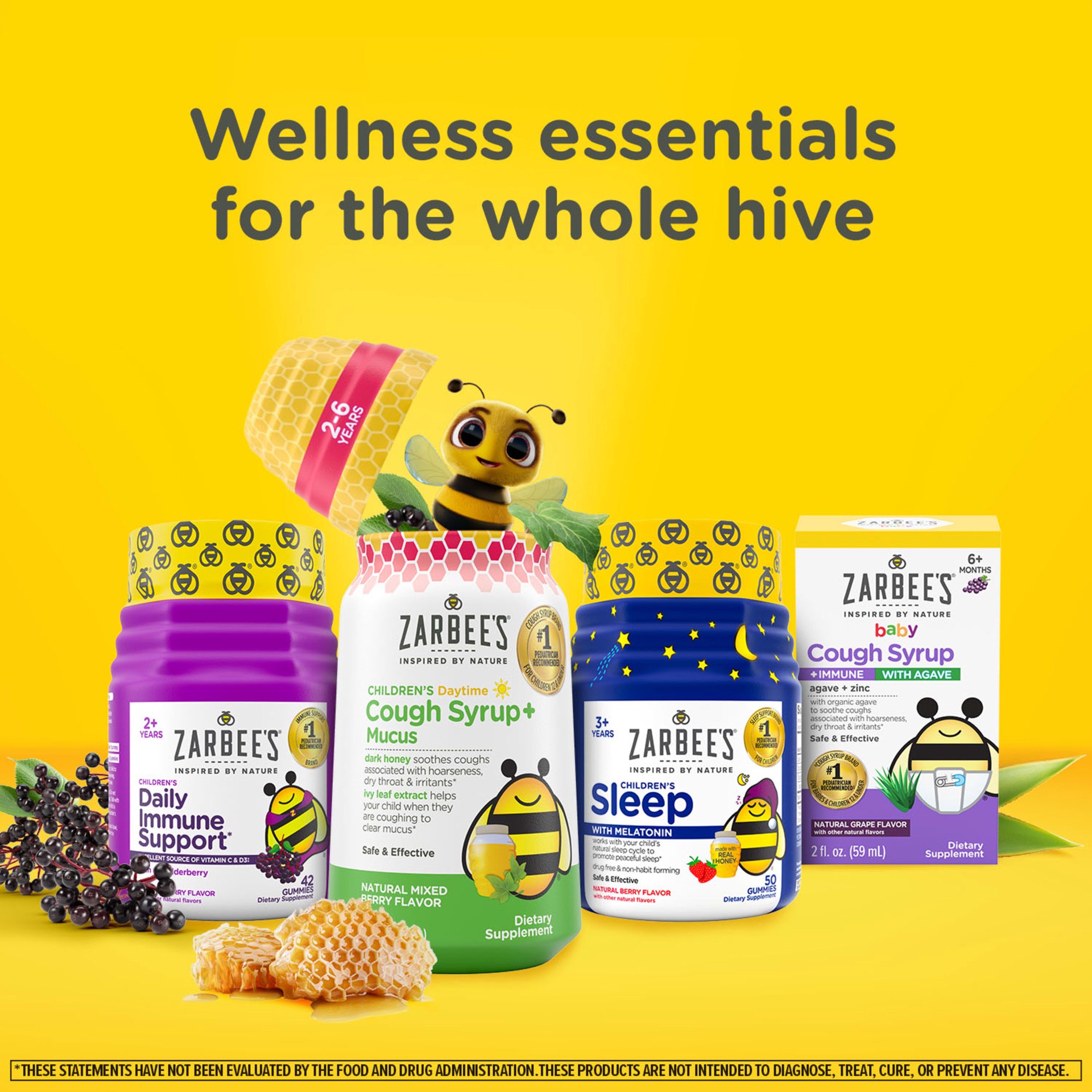 slide 7 of 8, Zarbee's Naturals Kids Triple Action Hydration Electrolyte Drink, Strawberry Lemonade Flavor, 5 Fl. Oz, Pack of 3, 3 ct