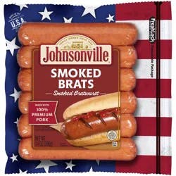 Johnsonville Smoked Brats, 6 Count, 14 oz