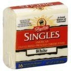 slide 1 of 1, ShopRite American Cheese Singles, 12 oz