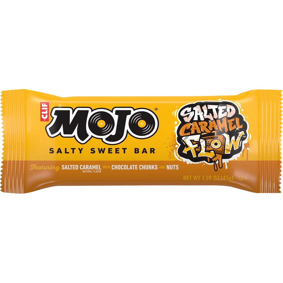 slide 1 of 1, CLIF Mojo Salted Caramel Flow Salty Sweet Bar, 1.59 oz