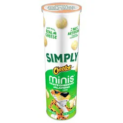 Cheetos Simply Cheese Flavored Snacks Cheddar Jalapeno, 3 5/8 Oz