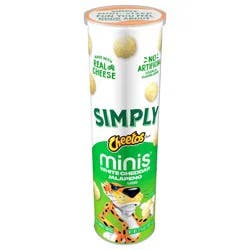 Cheetos Simply Cheese Flavored Snacks Cheddar Jalapeno, 3 5/8 Oz