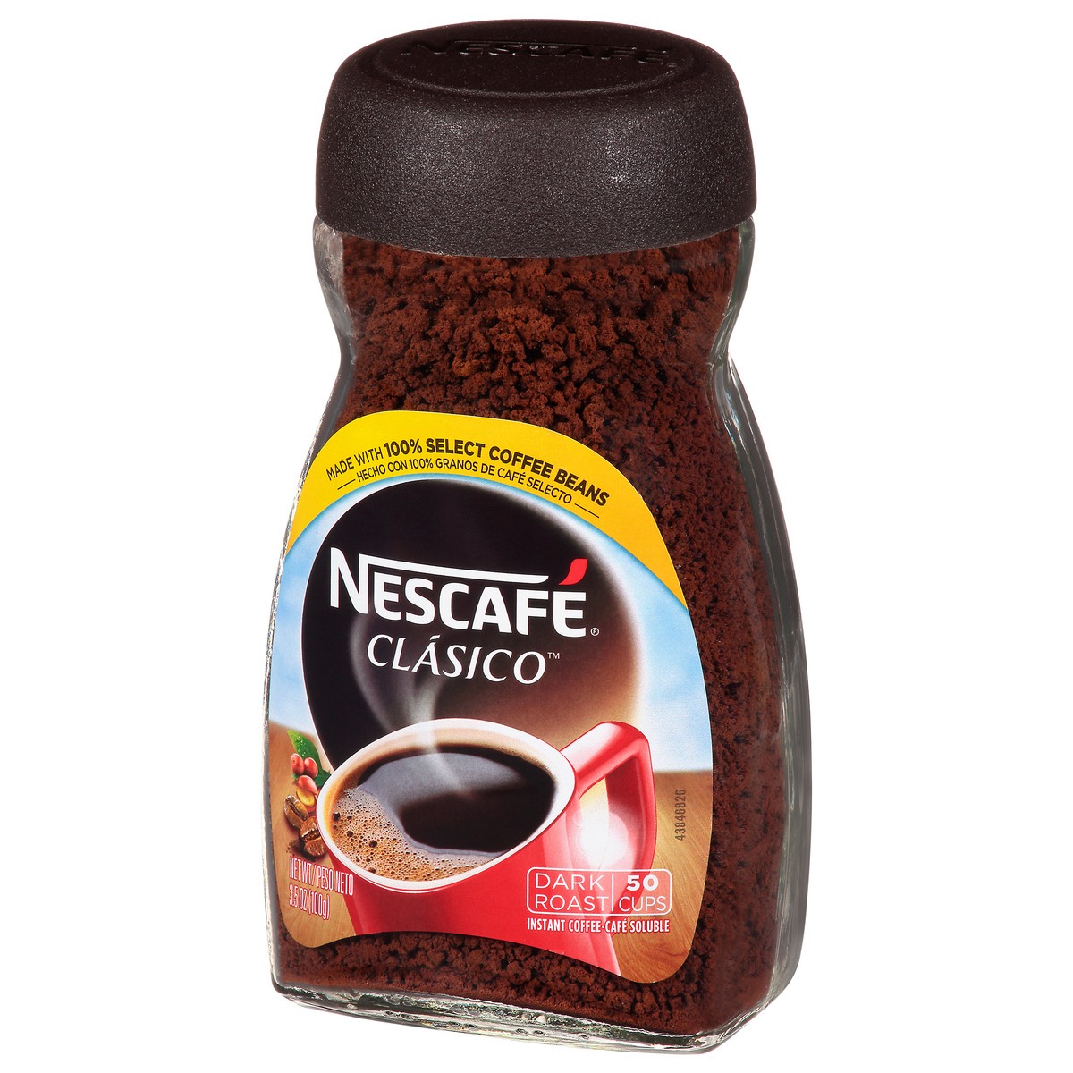slide 4 of 9, Nescafé Clasico Instant Dark Roast Coffee 3.5 oz, 3.5 oz