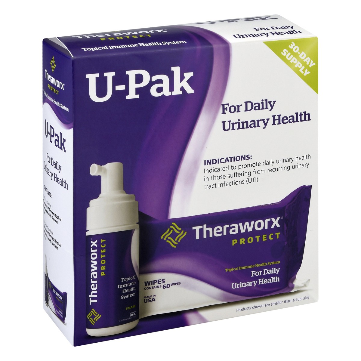 slide 5 of 9, U Pak Theraworx Protect Foam/Wipes 1 ea, 1 ct