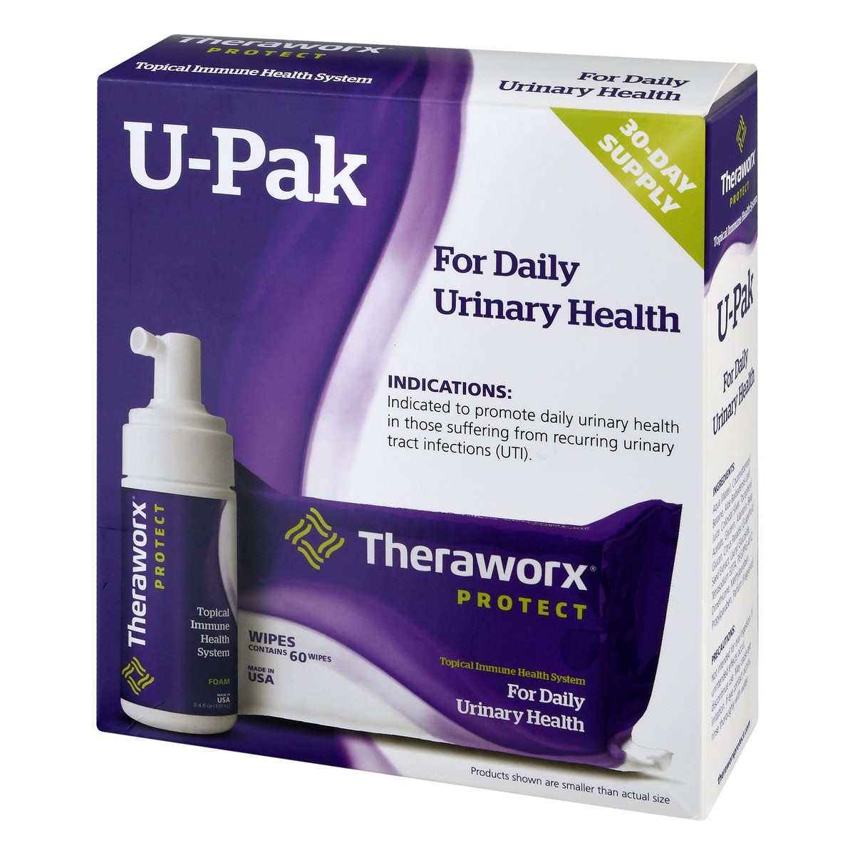 slide 6 of 9, U Pak Theraworx Protect Foam/Wipes 1 ea, 1 ct