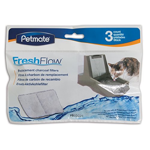 slide 3 of 3, Petmate Fresh Flow Purifying Pet Fountain Replacement Filters, 3 ct