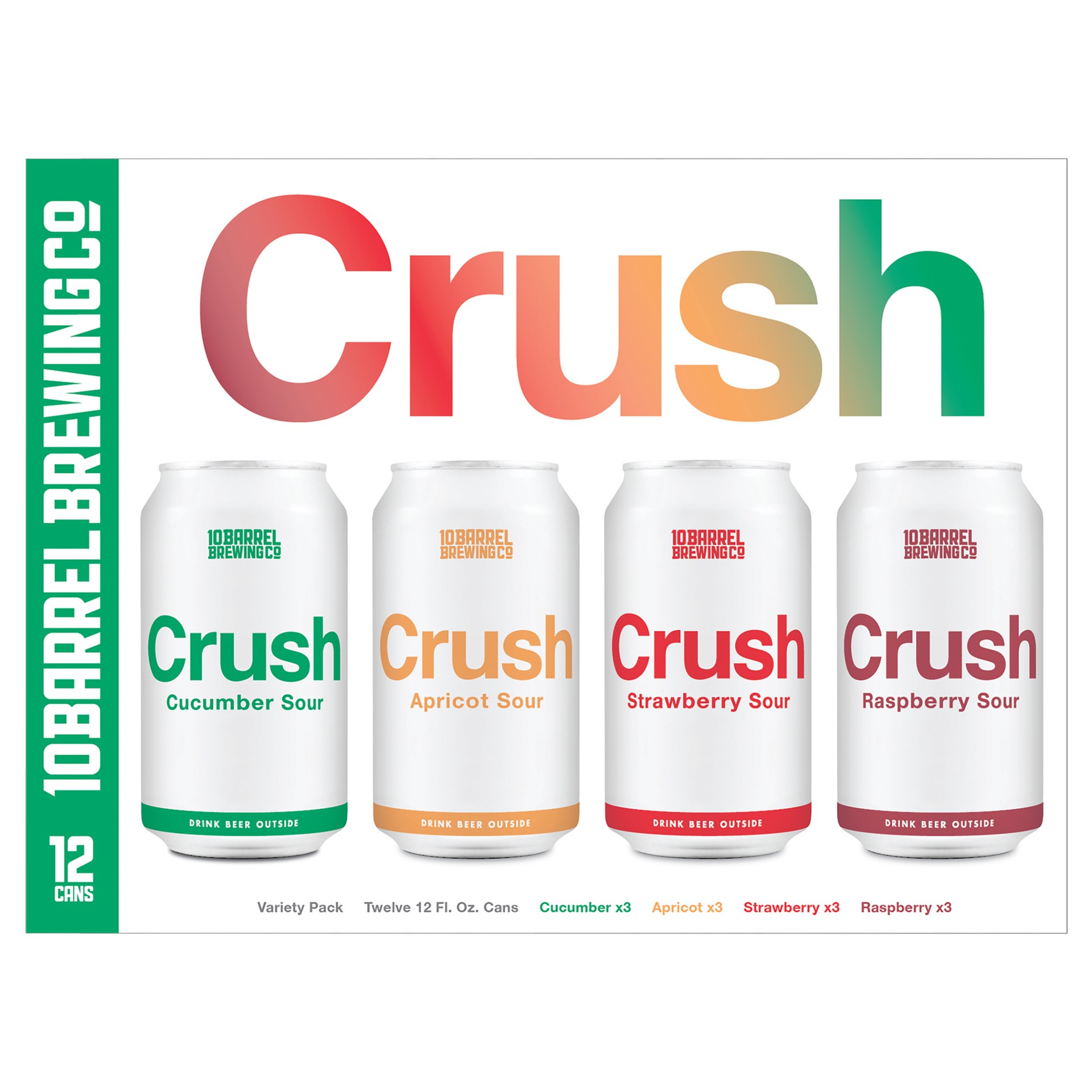 slide 2 of 3, 10 Barrel Brewing Co. Crush Variety Pack, 12Pk, 12 ct