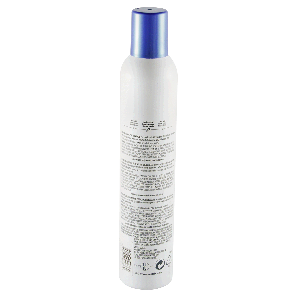 slide 2 of 2, Matrix Biolage Styling Complete Control Medium Hold Hair Spray, 10 oz