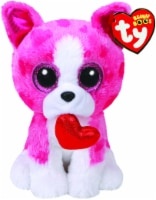 slide 1 of 1, Ty The Beanie Boo's Collection Valentines Dog - Pink/White, 1 ct