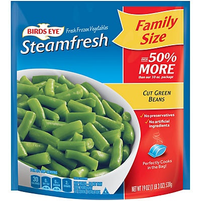 slide 1 of 1, Birds Eye - Fresh Frozen Vegetables - Green Beans, 538 gram