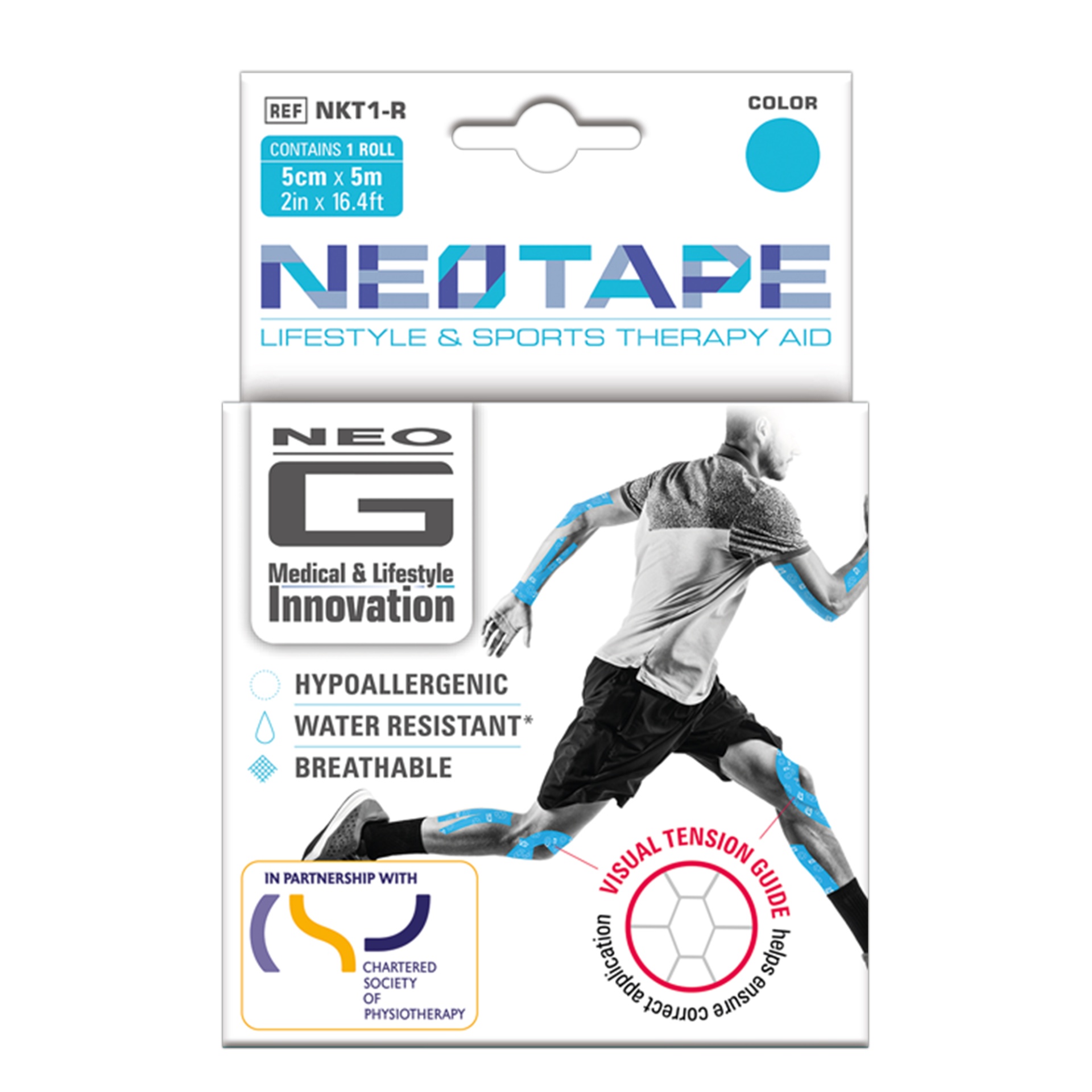 slide 1 of 1, Neo G Neotape Kin Tape Bl, 1 ct