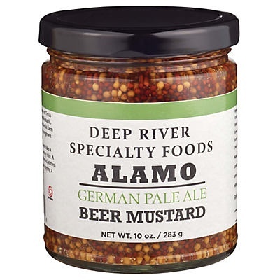 slide 1 of 1, Deep River Specialty Foods Alamo German Pale Ale Mustard, 10 oz