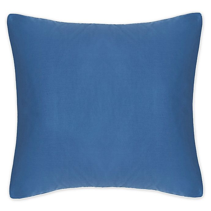 slide 1 of 2, Frette At Home Post Modern European Pillow Sham - Blue/White, 1 ct