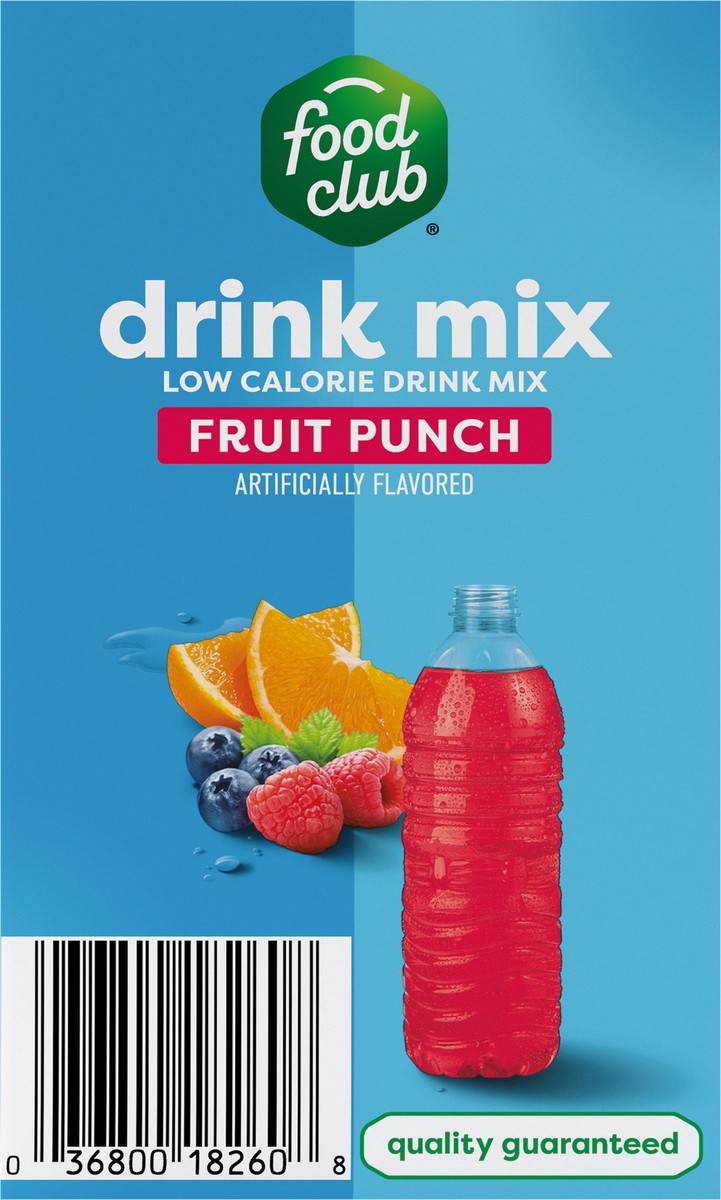 slide 8 of 12, Food Club +h To Go!, Fruit Punch Low Calorie Drink Mix- 10 ct, 10 ct