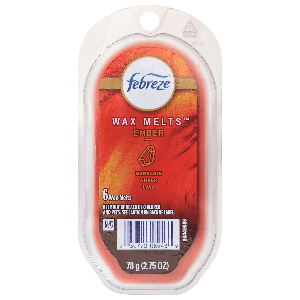slide 11 of 12, Febreze Ember Wax Melts 6 ea, 6 ct
