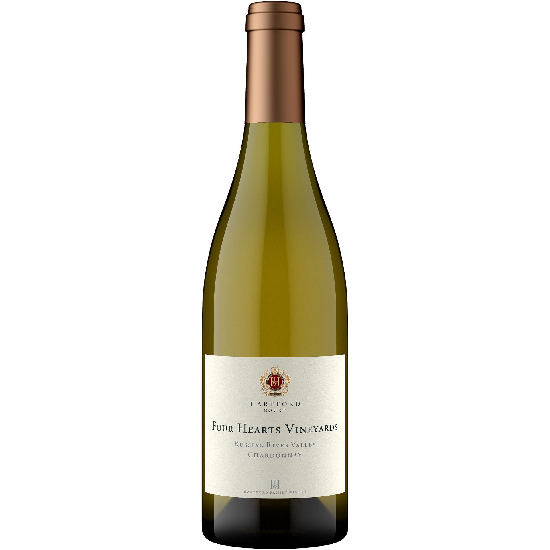 slide 1 of 5, OTHER-ALCOHOLIC BEVERAGES Four Hearts Vineyards Chardonnay, 750 ml