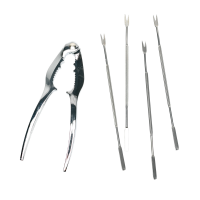 slide 7 of 9, Viovia Ss Nut & Lobster Cracker W/ 4 Picks, 1 ct