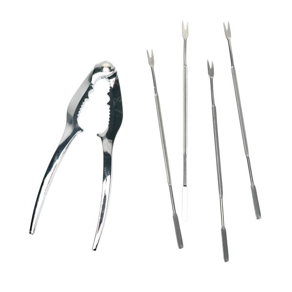 slide 8 of 9, Viovia Ss Nut & Lobster Cracker W/ 4 Picks, 1 ct