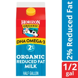Horizon Organic 2% Reduced Fat DHA Omega-3 Milk
