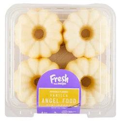 Fresh From Meijer, Angel Food Mini Cakes, 7 Oz, 4 Ct