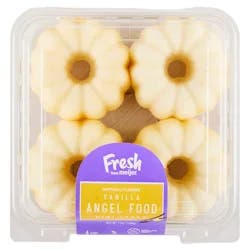 Fresh From Meijer, Angel Food Mini Cakes, 7 Oz, 4 Ct
