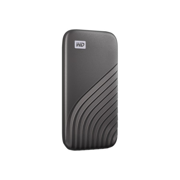 slide 8 of 10, WD My Passport Ssd WDbagf0010Bgy - Solid State Drive - Encrypted - 1 Tb - External (Portable) - Usb 3.2 Gen 2 (Usb-C Connector) - 256-Bit Aes - Gray, 1 ct