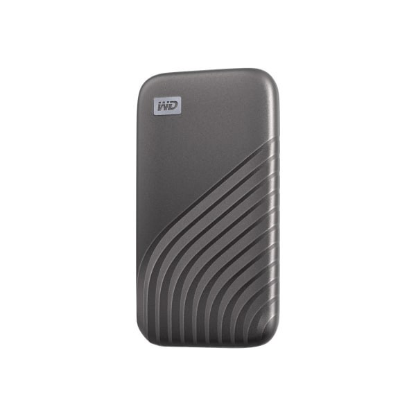 slide 2 of 10, WD My Passport Ssd WDbagf0010Bgy - Solid State Drive - Encrypted - 1 Tb - External (Portable) - Usb 3.2 Gen 2 (Usb-C Connector) - 256-Bit Aes - Gray, 1 ct