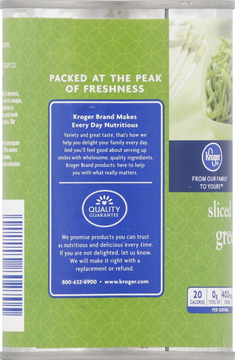 slide 2 of 6, Kroger Canned French Style Sliced Green Beans, 14.5 oz