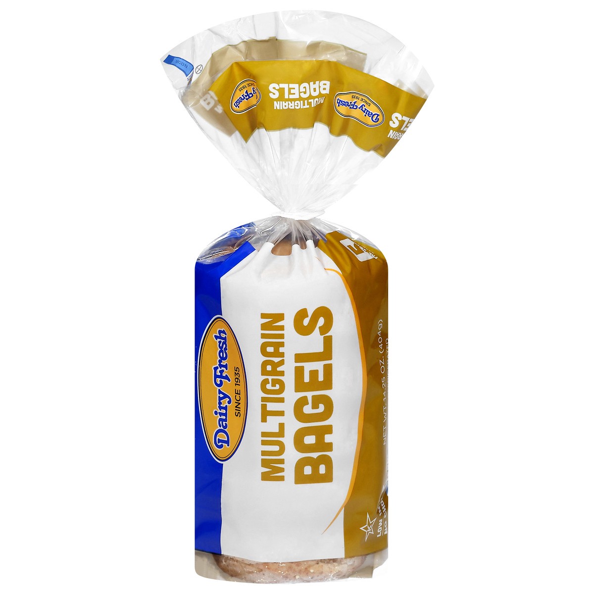 slide 11 of 13, Dairy Fresh Pre-Sliced Multigrain Bagels 5 ea, 5 ct