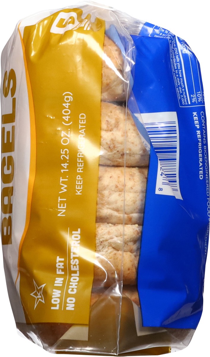 slide 3 of 13, Dairy Fresh Pre-Sliced Multigrain Bagels 5 ea, 5 ct