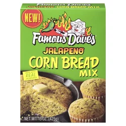 Famous Dave's Medium Jalapeno Corn Bread Mix 15 oz