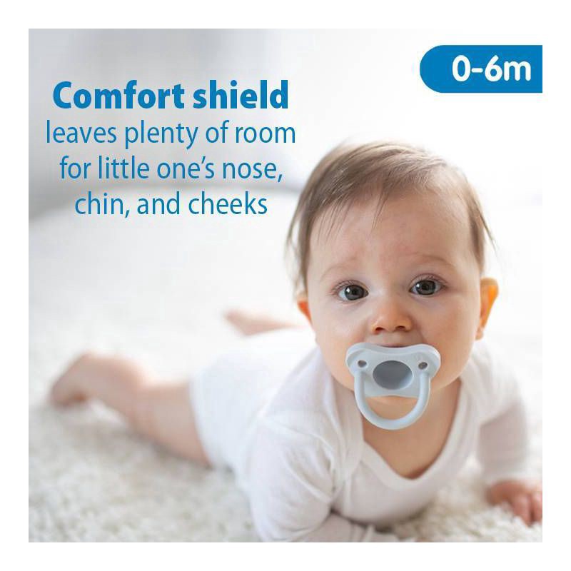 slide 7 of 15, Dr Brown HappyPaci 3-Pack Blue, 3 ct