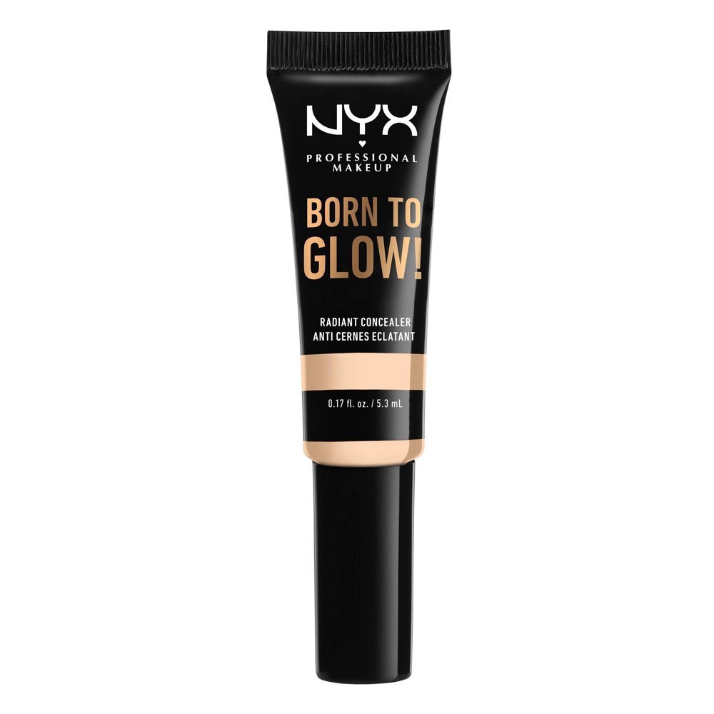 slide 4 of 5, NYX Professional Makeup Born To Glow Radiant Concealer - 01 Pale - 0.17 fl oz, 0.422 oz
