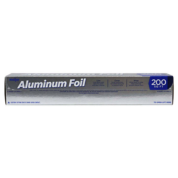 slide 8 of 13, Meijer Standard Aluminum Foil, 200 sq ft